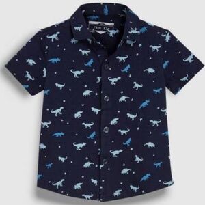Next Baby Boys Dinosaur Print Jersey Shirt